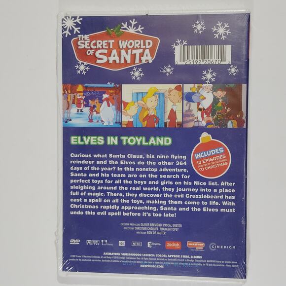 The Secret World of Santa Claus: Elves in Toyland (DVD, 2013) – 2-Disc Holiday - Picture 4 of 4